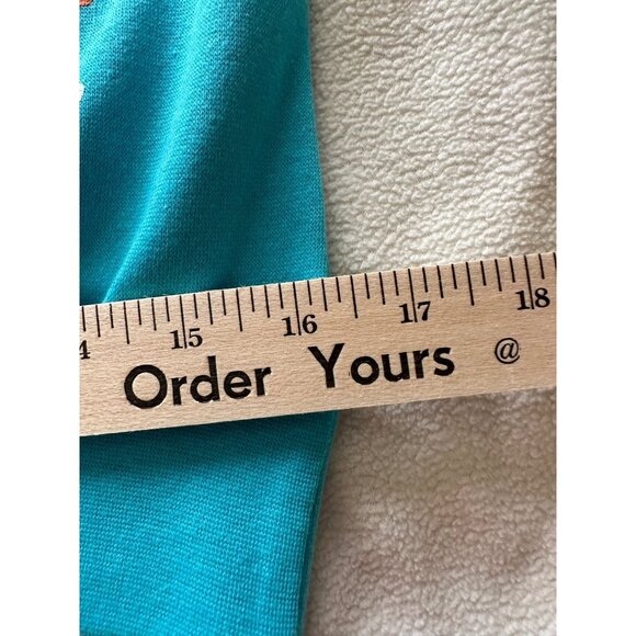 Disney Frozen Elsa Anna Olaf Girls Teal Sweatshirt Size Large New Without Tags - Picture 6 of 9